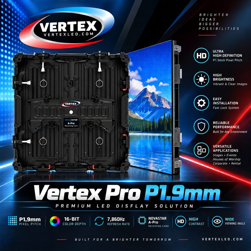 Vertex Pro P1.9mm indoor LED panel