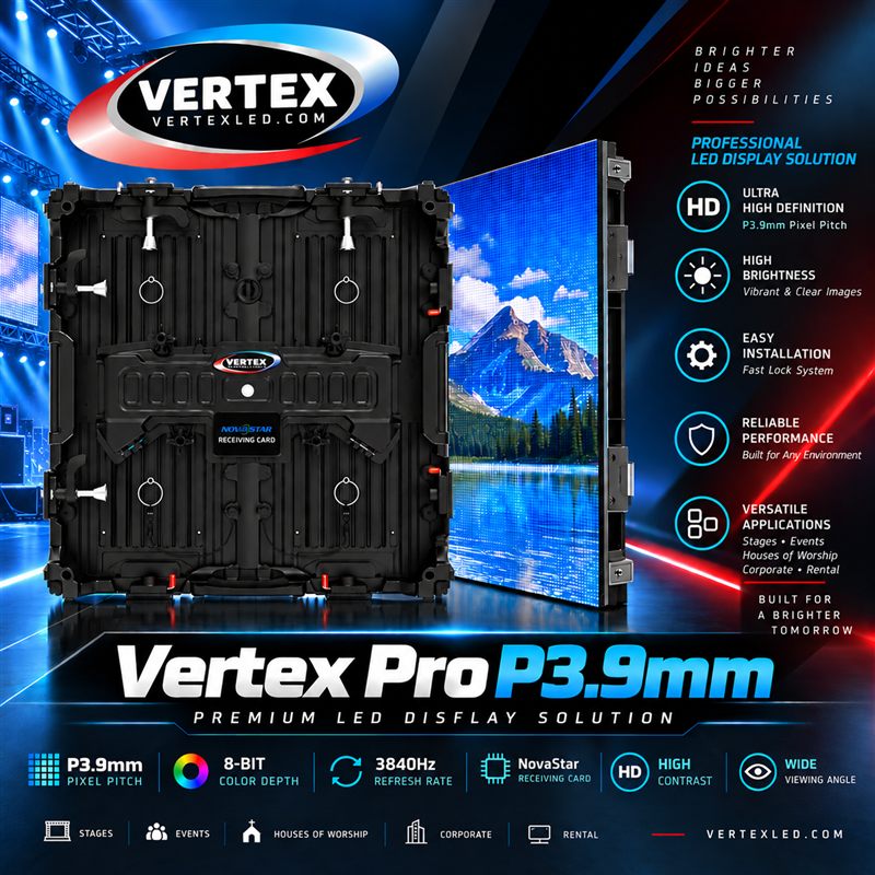 Vertex Pro P3.9mm indoor LED panel